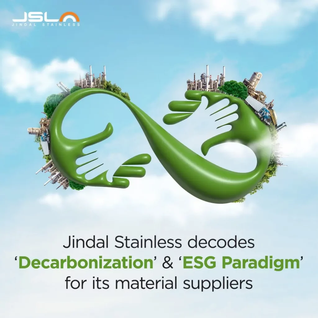 Jindal Stainless decodes Decarbonization and ESG paradigm for vendor partners