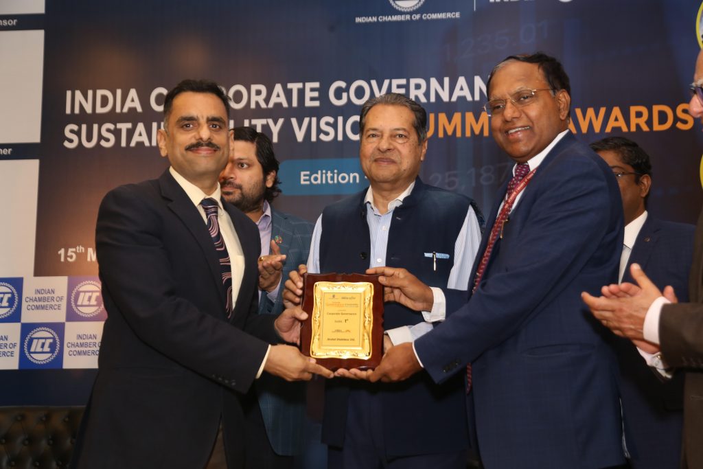 Jindal Stainless wins ICC's Corporate Governance and Sustainability Award