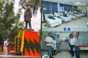 Jindal Stainless’ Jajpur unit organises blood donation, community outreach and welfare initiatives on Founder Late Shri O P Jindal’s birth anniversary