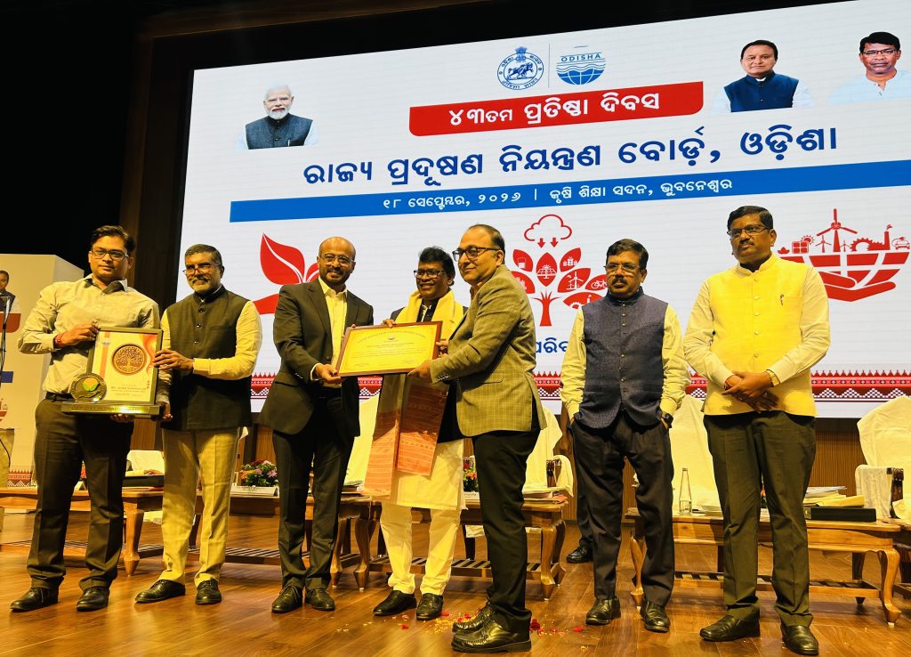 Jindal Stainless Honoured with State Pollution Control Board Odisha’s Pollution Control Excellence Award 2026