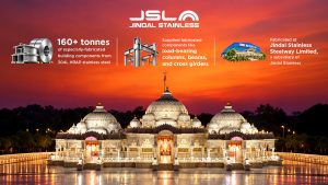 Jindal Stainless supplies stainless steel to reinforce the six-decade-old Sadhana Bhawan at Shri Kripalu Dham